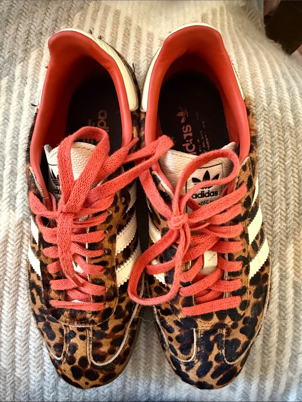 Adidas Leopard Print Sneakers